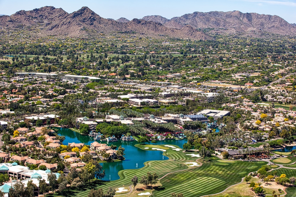 Scottsdale, AZ Scottsdale aerial view